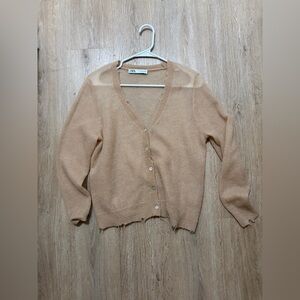 ZARA Lightweight Knit Cardigan